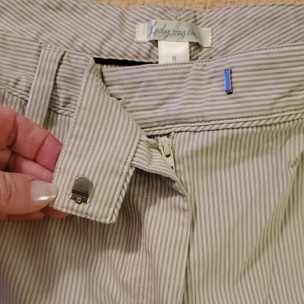 Women's Striped Shorts - Picture 3 of 4